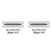 サンワサプライ プリンタケーブル KP-362K 1本（直送品）