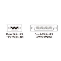 サンワサプライ エコRS-232Cケーブル KR-EC925CR2 1本