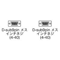 サンワサプライ エコRS-232Cケーブル KR-ECM15 1本