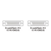 サンワサプライ RS-232Cケーブル KRS-011-15N 1本（直送品）