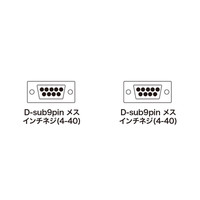 サンワサプライ RS-232Cケーブル KRS-403XF10N 1本（直送品）