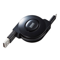 USBケーブル　USB-A（オス）MicroB（オス）　1m　USB2.0　KU-M102AMCB　サンワサプライ　1本（直送品）