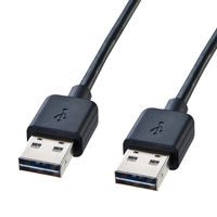 USB Aケーブル　両面USB-A（オス）両面USB-A（オス）　1m　KU-RAA1　サンワサプライ　1本（直送品）