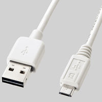 USBケーブル　両面USB-A（オス）MicroB（オス）　2m　USB2.0　KU-RMCB2W　サンワサプライ　1本