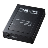 サンワサプライ 光メディアコンバータ ブラック LAN-PSC212RF（直送品）