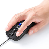 サンワサプライ 有線レーザーマウス MA-LS27BK 1個（直送品）