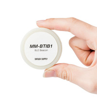 サンワサプライ BLE Beacon 3個セット MM-BTIB1 1個（直送品）