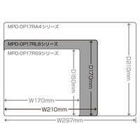 サンワサプライ ローマ字変換マウスパッド MPD-OP17RL8BK 1個