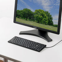 有線キーボード　パンタグラフ　コンパクト　ブラック　SKB-SL17BKN　サンワサプライ　1個（直送品）