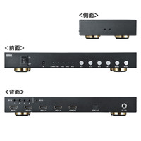 サンワサプライ 4入力1出力HDMI画面分割切替器 SW-HD41MTV 1個（直送品）