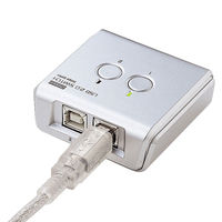 サンワサプライ USB2.0手動切替器(2回路) SW-US22N 1個（直送品）