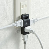 サンワサプライ スイングミニタップ TAP-AC10BK 1個