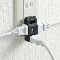 サンワサプライ スイングミニタップ ブラック 2P式 3個口 TAP-AC9BK 1個