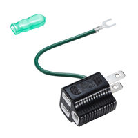 サンワサプライ 3P→2P変換アダプタ TAP-AD8BK 1個（直送品）