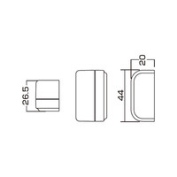 サンワサプライ 20Aコンセントバー用防塵カバー TAP-MZ6526 1個（直送品）