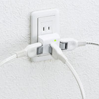 サンワサプライ 雷ガード ホワイト 2P式 3個口 TAP-SP207 1個（直送品）