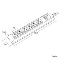 サンワサプライ 雷ガードタップ TAP-SP304 1個