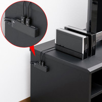 サンワサプライ USBハブ（USB HUB）HDD接続対応・面ファスナー付4ポートUSB2.0ブラック セルフ・バスパワー USB-HTV410BKN（直送品）