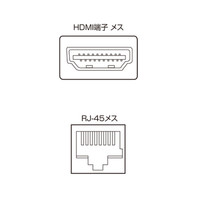 サンワサプライ HDMIエクステンダー(受信機) VGA-EXHDR 1個（直送品）