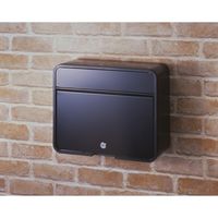 グリーンライフ スチールポスト(カムロック錠)マットブラック FH-58P(MBK) 1個