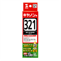 キヤノン（Canon）用 詰め替えインク INK-C321B60 ブラック 1個（直送品）