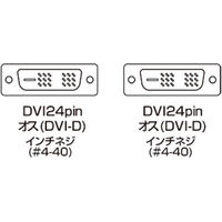 サンワサプライ DVIシングルリンクケーブル KC-DVI-1SL 1個（直送品）