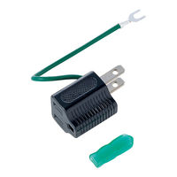 サンワサプライ 3P→2P変換アダプタ TAP-AD1BKN 1個（直送品）