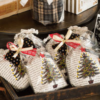 ヘッズ ホーリークリスマス巾着バッグ-M XHL-KBM 1セット（30枚：10枚×3パック）（直送品）