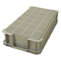 【車上渡し】積水テクノ成型 セキスイコンテナ TS-15 グレー 15L TS15H 1セット（5個入）（直送品）