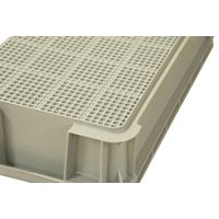 【車上渡し】積水テクノ成型 セキスイコンテナ TS-33 グレー 33L TS33H 1セット（5個入）（直送品）