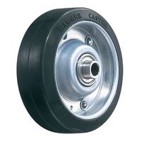 ハンマーキャスター 固定キャスター413JR(ストッパー付)シリーズ 413JRーRBB125 1セット(4個)（直送品）