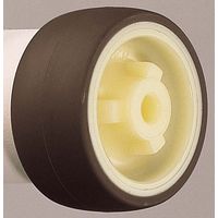 ハンマーキャスター ナイロンホイール熱可塑性ウレタン巻車輪樹脂ブッシュ入65mm439GーUR65 439GーUR65 1セット(4個)（直送品）