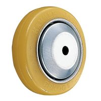 鉄板ホイール熱硬化性ウレタン巻車輪ローラーベアリング入150mm423SーURB150 423SーURB150 1セット(4個)（直送品）