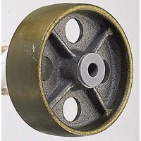 ハンマーキャスター イモノ一体車輪樹脂ブッシュ入125mm446GーC125 446GーC125 1セット(4個)（直送品）