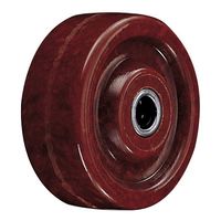 ハンマーキャスター フェノール一体車輪樹脂ローラーベアリング入65mm428SーPB65 428SーPB65 1セット(4個)（直送品）