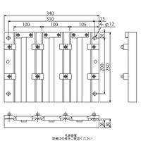 日本オートマチックマシン 精密多連バイス MV803EW 1台（直送品）