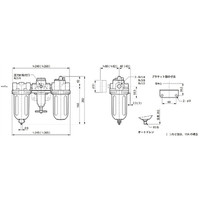 日本精器 エアユニット BNー2501Aー15ーG BN-2501A-15-G 1個（直送品）