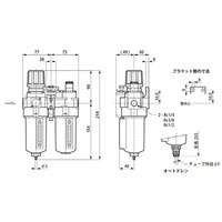 日本精器 エアユニット BNー25T5DPー15 BN-25T5DP-15 1個（直送品）
