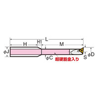 日研工作所 DJ用ボーリングバイト J16ー8ー35 1本（直送品）