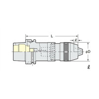 日研工作所 NC用ドリルチャック HSK100AーNPU8ー130 1台（直送品）