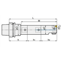 日研工作所 ZMACボーリングバー HSK63AーZMAC42ー210V 1台（直送品）