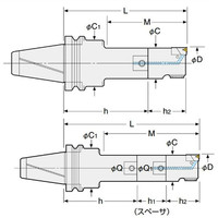 日研工作所 ZMACボーリングバー NBT40ーZMAC20ー135V 1台（直送品）