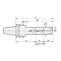 日研工作所 ZMACボーリングバー(仕上ボーリング) BT50ーZMAC25ー180V 1台（直送品）