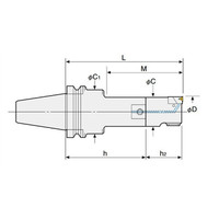 日研工作所 ZMACボーリングバー(仕上ボーリング) BT50ーZMAC42ー195V 1台（直送品）