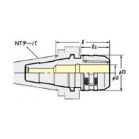 日研工作所 クイックチェンジ用ミーリングチャック MCT45-20 1台（直送品） - アスクル