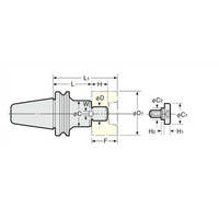 日研工作所 シェルエンドミルアーバ BT50ーSMB22.225ー60 1台（直送品）