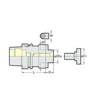 日研工作所 ショルダカッタアーバ HSK63AーFMC22ー60 1台（直送品）