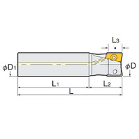 日研工作所 ストレートシャンクプロエンドミル S16ーMDPE16ー90 1台（直送品）