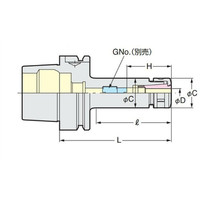 日研工作所 スリムチャック HSK100AーSK16Cー120 1台（直送品）