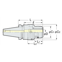 日研工作所 ゼロフィット型ミーリングチャック BT40ーCZF32ー120 1台（直送品）